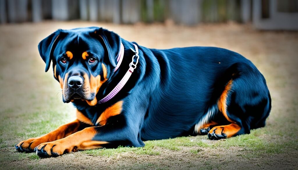 Displasia de cadera en rottweilers