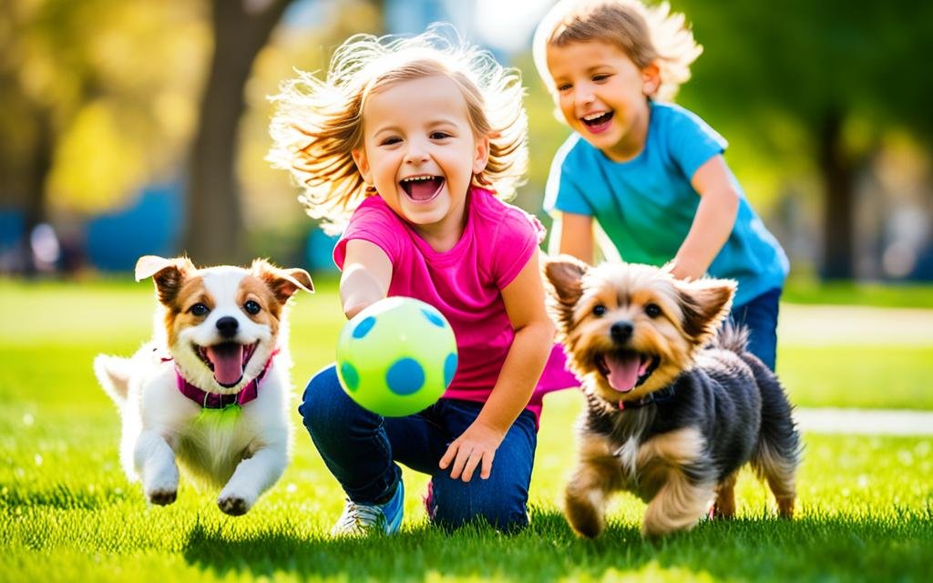 Perros pequeños con niños Perros pequeños con niños