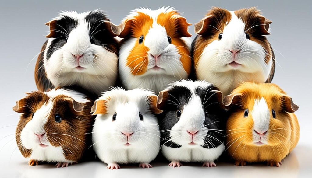 colores de las cobayas