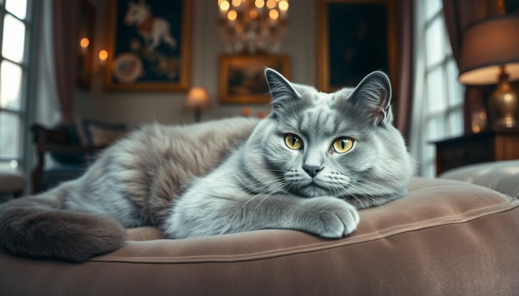 gato azul ruso